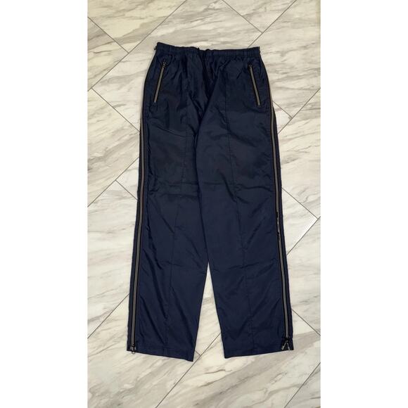 Vintage Athletic Works Track Pants Baggy Wide Leg 90s Convertible Cargos Medium - Picture 1 of 5